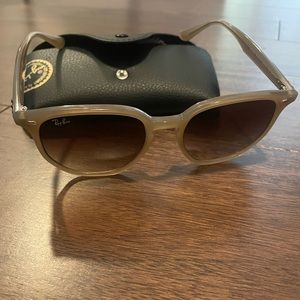 Ray-Ban Rb4306 Hexagonal Sunglasses Opal Beige/Brown Gradient